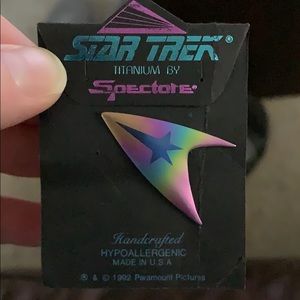Star Trek titanium pin